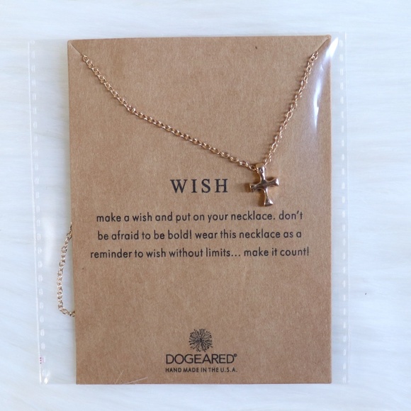 Jewelry - Dainty Wish Cross Necklace Pendant